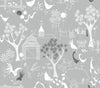 Malibu PS Rise and Shine Scandinavian Farm - Grey | Peel and Stick Removable Wallpaper