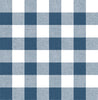 Malibu PS Picnic Plaid Coastal Plaid - Navy & White | Peel and Stick Removable Wallpaper