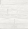Malibu PS Teak Planks Farmhouse Wood - Off-White | Peel and Stick Removable Wallpaper