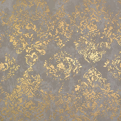 La Rochelle Gold Wallcovering | Jeffrey Stevens