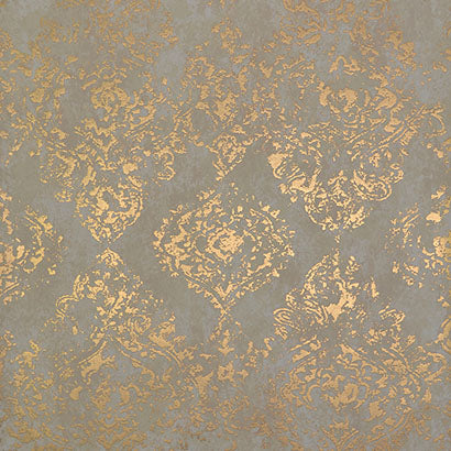 Saint-Nazaire Gold Wallcovering | Jeffrey Stevens