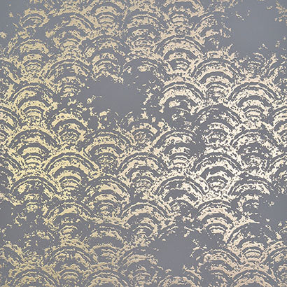 Key Biscayne Charcoal Wallcovering | Jeffrey Stevens