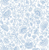 Malibu PS Paisley Trail Bohemian Paisley - Blue Bell | Peel and Stick Removable Wallpaper