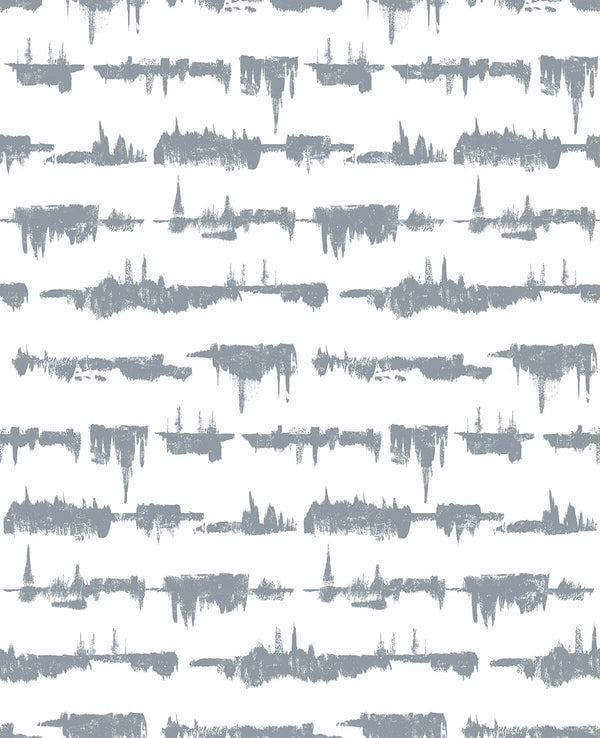 Malibu Ps Lifeline Contemporary Abstract - Cove Gray | Peel and Stick Removable Wallcovering