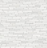 Malibu PS Faux Mosaic Strip Tile Contemporary Tile - Metallic Pearl & Gray | Peel and Stick Removable Wallpaper