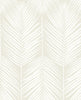 Malibu PS Palm Silhouette Tropical Botanical - Sea Salt | Peel and Stick Removable Wallpaper