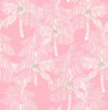 Malibu PS Palm Beach Tropical Botanical - Flamingo | Peel and Stick Removable Wallpaper