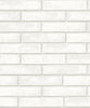 Malibu PS Monarch Brick Rustic Brick - Arctic Grey | Peel and Stick Removable Wallpaper