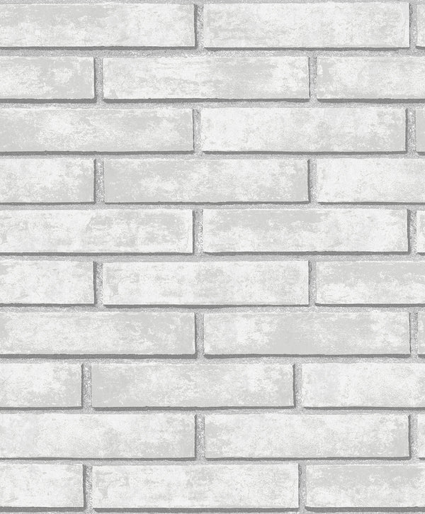 Malibu Ps Monarch Brick Rustic Brick - Calcutta Grey | Peel and Stick Removable Wallcovering