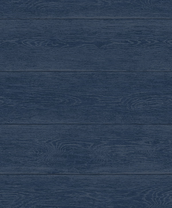 Malibu Ps Woodgrain Rustic Wood - Navy Blue | Peel and Stick Removable Wallcovering