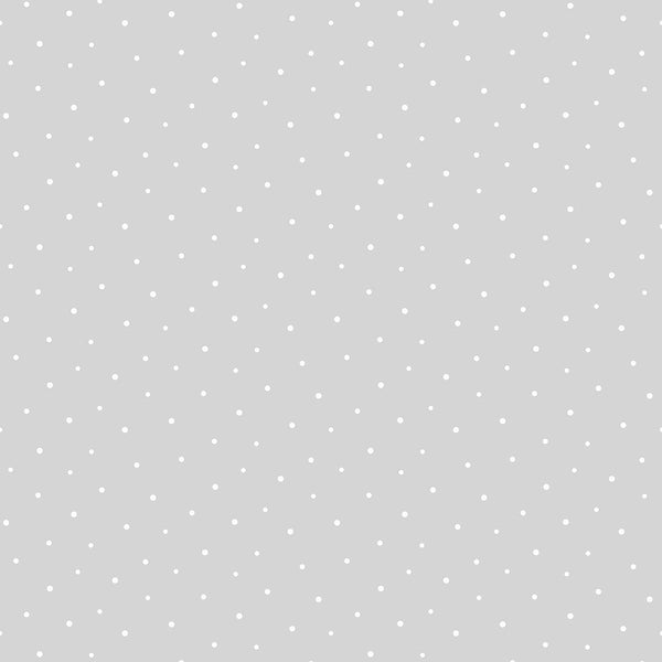 Malibu Ps Polka Dots Contemporary Polka Dot - Daydream Grey | Peel and Stick Removable Wallcovering