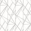 Malibu PS Quartz Geo Contemporary Geometric - Harbor Grey | Peel and Stick Removable Wallpaper