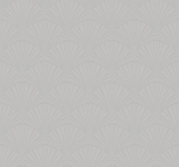 Malibu Ps Arches Art Deco Geometric - Argos Grey | Peel and Stick Removable Wallcovering