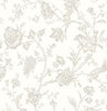 Malibu PS Jasmine Chinoiserie Traditional Chinoiserie - Harbor Mist | Peel and Stick Removable Wallpaper