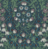Malibu PS Tulip Garden Vintage Floral - Deep Ocean & Purple Haze | Peel and Stick Removable Wallpaper