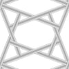 Malibu PS Crossroads Geo Contemporary Geometric - Onyx | Peel and Stick Removable Wallpaper