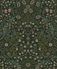 Malibu PS Victorian Garden Vintage Floral - Greenery | Peel and Stick Removable Wallpaper