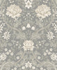 Malibu PS Honeysuckle Trail Vintage Floral - Daydream Grey | Peel and Stick Removable Wallpaper