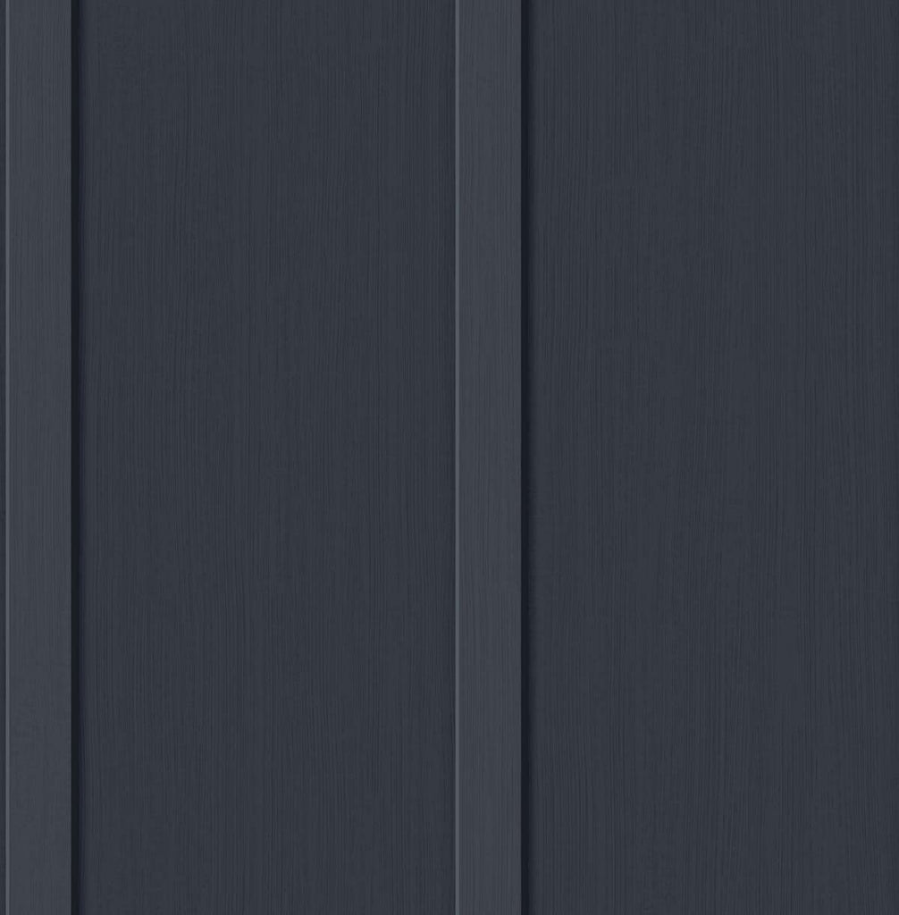 Malibu PS Faux Board & Batten Coastal Wood - Dark Blue | Peel and Stick Removable Wallpaper