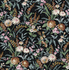 Malibu PS Vintage Floral Vintage Floral - Onyx | Peel and Stick Removable Wallpaper