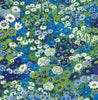 Malibu PS Floral Meadow Contemporary Floral - Bright Blue & Sap Green | Peel and Stick Removable Wallpaper