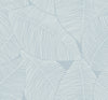 Malibu PS Summer Magnolia Coastal Botanical - Blue Skies | Peel and Stick Removable Wallpaper