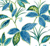Malibu PS Boho Leaf Trail Bohemian Botanical - Lagoon | Peel and Stick Removable Wallpaper