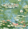 Malibu PS Lily Pond Impressionistic Floral - Olive & Sky Blue | Peel and Stick Removable Wallpaper