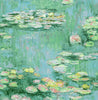 Malibu PS Lily Pond Impressionistic Floral - Hunter Green & Lakeside | Peel and Stick Removable Wallpaper