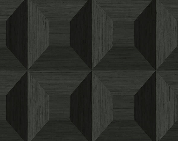Malibu Ps Quadrant Geo Contemporary Geometric - Blacksmith | Peel and Stick Removable Wallcovering
