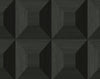 Malibu PS Quadrant Geo Contemporary Geometric - Blacksmith | Peel and Stick Removable Wallpaper
