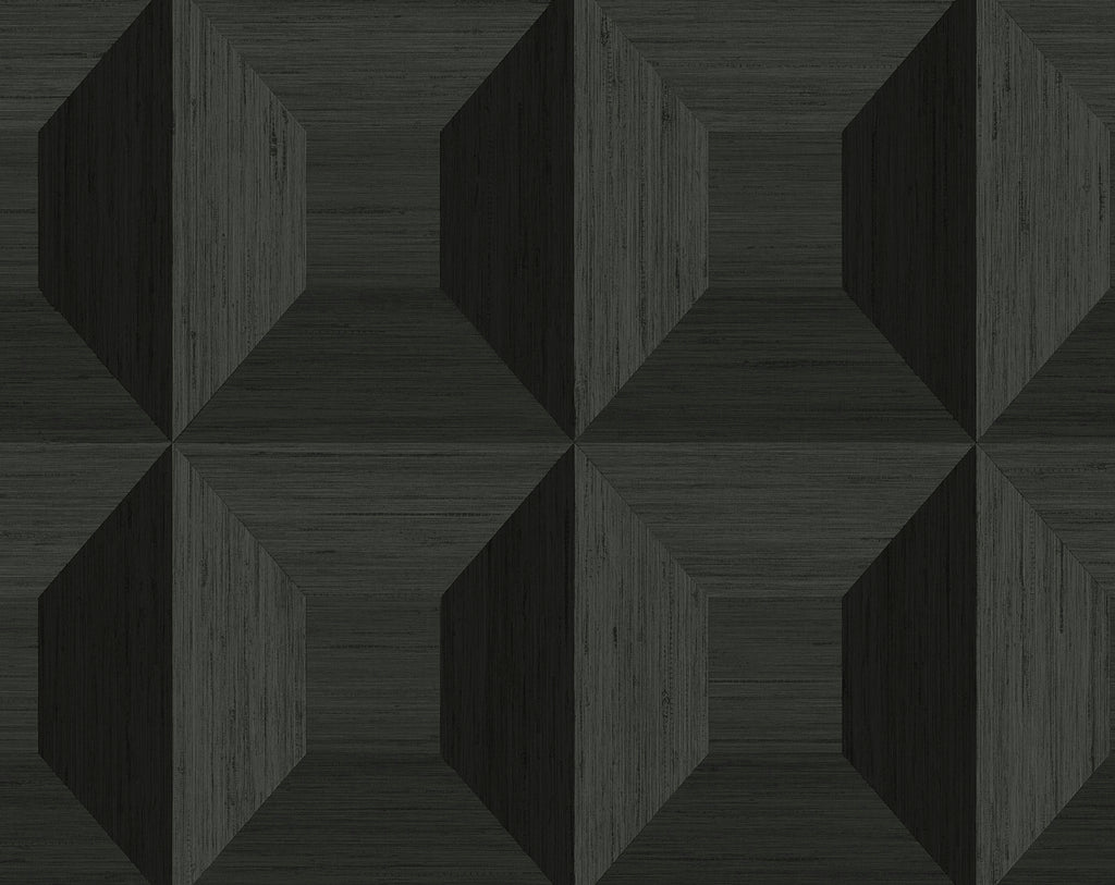 Malibu PS Quadrant Geo Contemporary Geometric - Blacksmith | Peel and Stick Removable Wallpaper