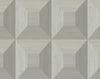 Malibu PS Quadrant Geo Contemporary Geometric - Daydream Grey | Peel and Stick Removable Wallpaper