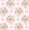 Malibu PS Floral Bunches Traditional Floral - Posy Pink | Peel and Stick Removable Wallpaper