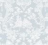 Malibu PS Garden Chinoiserie Transitional Chinoiserie - Blue Dusk | Peel and Stick Removable Wallpaper