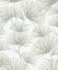 Malibu PS Pine Needles Contemporary Botanical - Aloe Green | Peel and Stick Removable Wallpaper