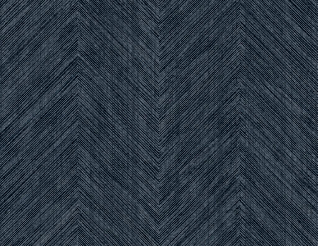 Malibu PS Chevron Stripe Contemporary Stripe - Dark Blue | Peel and Stick Removable Wallpaper