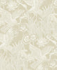 Malibu PS Floral Heron Transitional Floral - Sand | Peel and Stick Removable Wallpaper