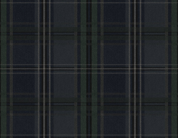 Malibu Ps Classic Plaid Traditional Plaid - Deep Blue | Peel and Stick Removable Wallcovering