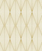 Malibu PS Geo Diamond Contemporary Geometric - Goldenrod | Peel and Stick Removable Wallpaper