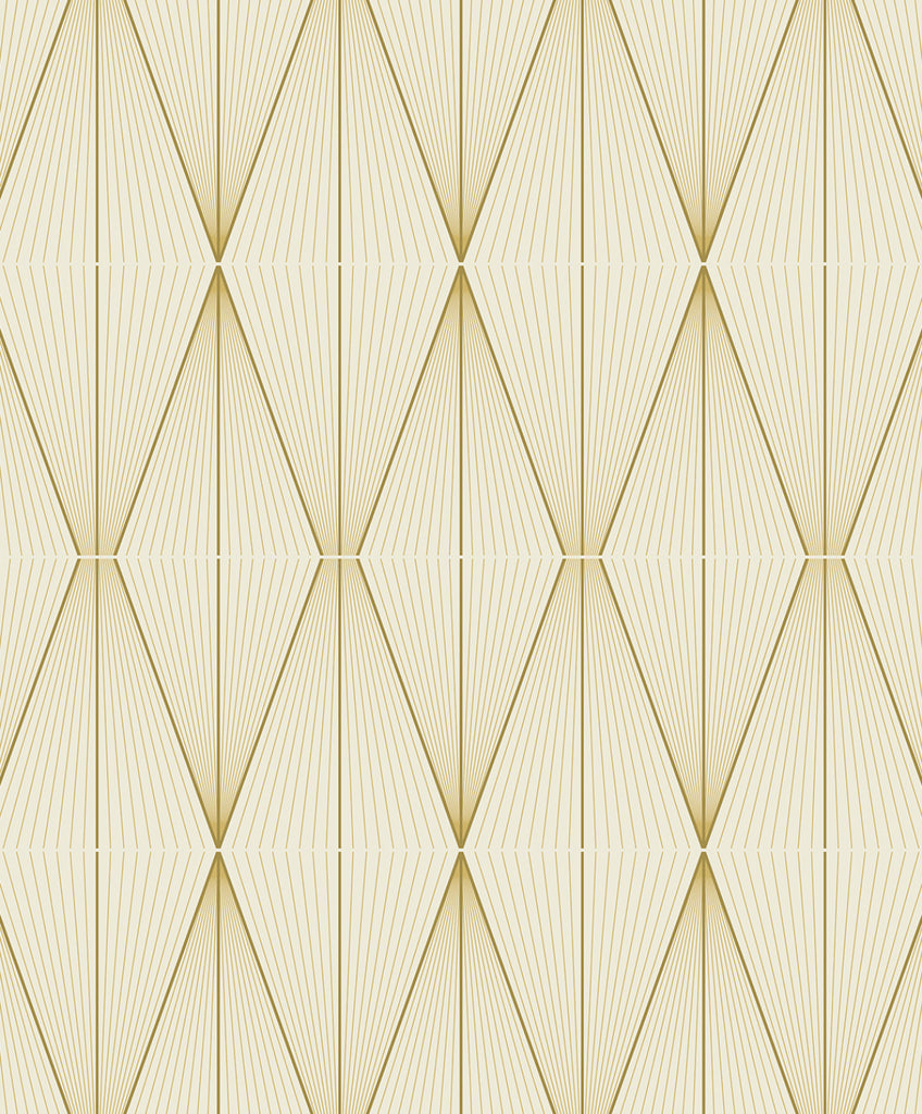 Malibu PS Geo Diamond Contemporary Geometric - Goldenrod | Peel and Stick Removable Wallpaper
