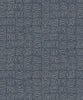 Malibu PS Organic Squares Contemporary Geometric - Blue Denim | Peel and Stick Removable Wallpaper