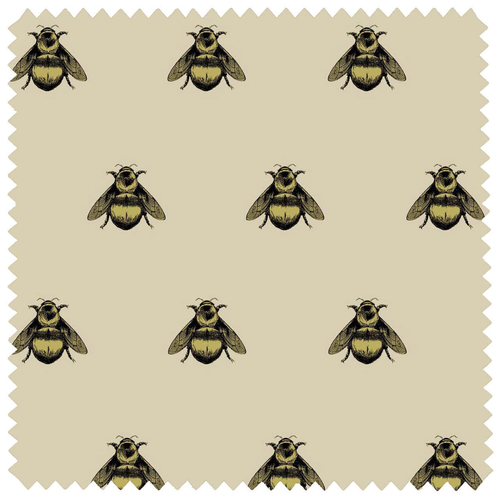 Napoleon Bee Linen Black & Pale Gold