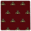 Napoleon Bee Velvet Black & Gold on Crimson