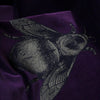Napoleon Bee Velvet Black & Gold on Aubergine