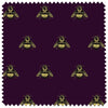 Napoleon Bee Velvet Black & Gold on Aubergine