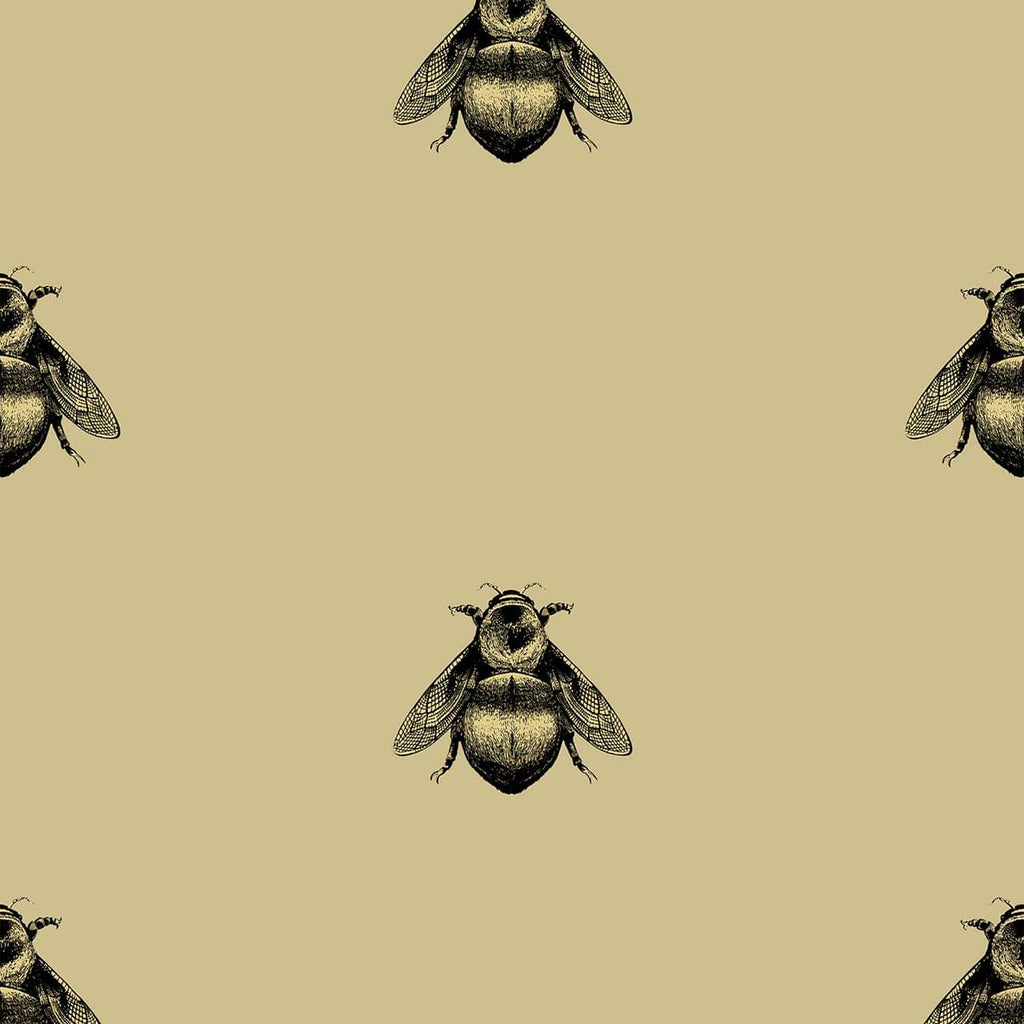 Napoleon Bee Black & Gold on Gold