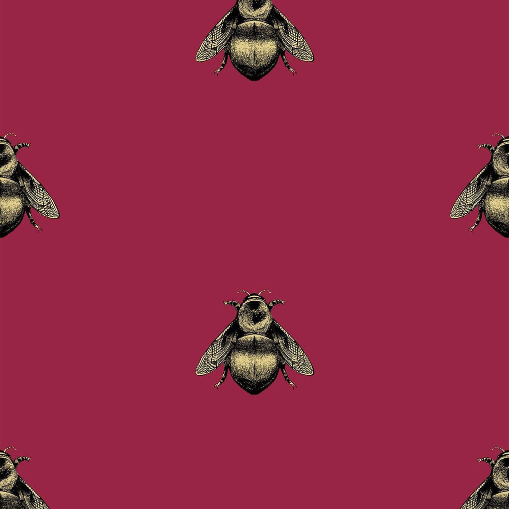 Napoleon Bee Black & Gold on Red