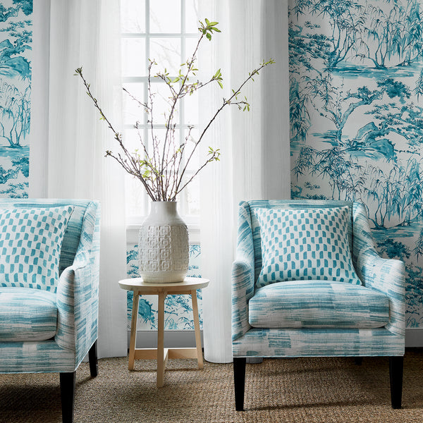 Kyoto Robin's Egg Wallcovering
