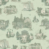 New York Toile Greens